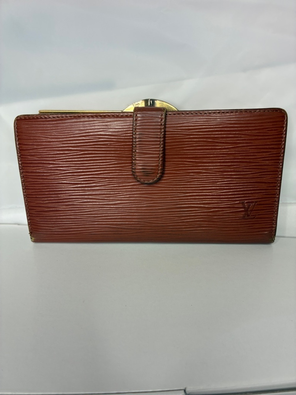 Louis Vuitton Epi checkbook wallet